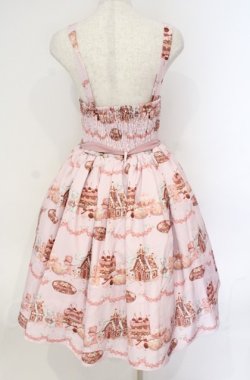 画像3: axes femme kawaii / お菓子の家柄ジャンスカ  ピンク O-25-10-31-3020-AX-OP-IG-OS