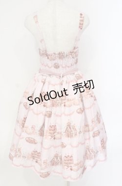 画像3: axes femme kawaii / お菓子の家柄ジャンスカ  ピンク O-25-10-31-3020-AX-OP-IG-OS