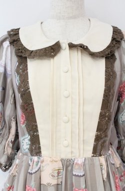 画像2: axes femme kawaii / ティティ×ベアファミリーワンピース  モカ O-25-10-31-3022-AX-OP-IG-OS