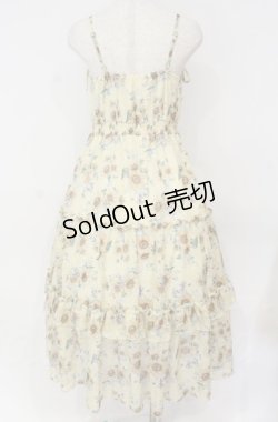 画像3: axes femme / ひまわり柄キャミワンピース  イエロー O-25-10-31-3024-AX-OP-IG-OS