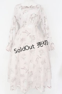 画像1: axes femme / ローズアンダヴィタシオンワンピース  ピンク O-25-10-31-3025-AX-OP-IG-OS