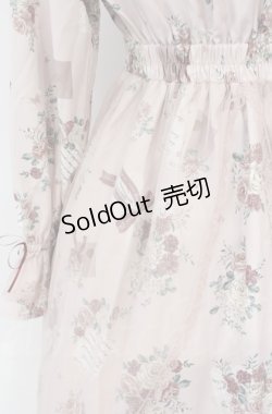 画像4: axes femme / ローズアンダヴィタシオンワンピース  ピンク O-25-10-31-3025-AX-OP-IG-OS