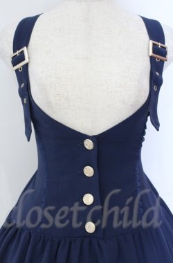 画像2: axes femme POETIQUE / ティアードジャンスカ  ネイビー O-25-10-31-3029-AX-OP-IG-OS