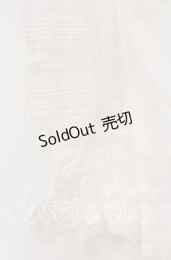 画像3: WONDERFUL WORLD / フリルレースブラウス  シロ O-25-10-31-014-LO-BL-IG-OS