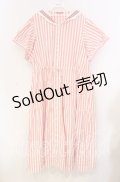 PINK HOUSE / セーラーカラーワンピース【お直しあり】  アカ×シロ O-25-10-31-015-LO-OP-IG-OS