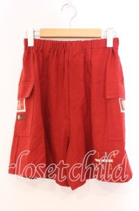 PINK HOUSE / パッチスウェットショートパンツ  アカ O-25-10-31-020-LO-PA-IG-ZT333