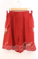 画像1: 【SALE】PINK HOUSE / パッチスウェットショートパンツ  アカ O-25-10-31-020-LO-PA-IG-ZT333 (1)