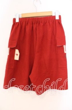 画像4: PINK HOUSE / パッチスウェットショートパンツ  アカ O-25-10-31-020-LO-PA-IG-OS
