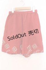 PINK HOUSE / テディパッチスウェットハーフパンツ  アカ O-25-10-31-021-LO-PA-IG-ZT320