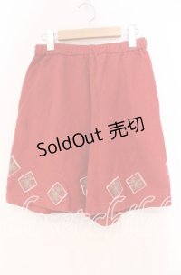 PINK HOUSE / テディパッチスウェットハーフパンツ  アカ O-25-10-31-021-LO-PA-IG-ZT320