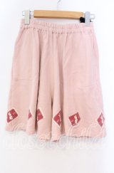 MOMY'S WORLD / パッチスウェットパンツ  ピンク O-25-10-31-024-LO-SK-IG-ZT341