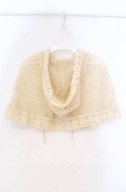 画像3: WONDERFUL WORLD / 透かし編みケープ  アイボリー O-25-10-31-025-LO-TO-IG-OS