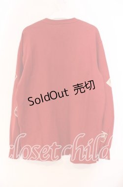 画像4: PINK HOUSE / ラビットプリントカットソー L アカ O-25-10-31-029-LO-TO-IG-OS