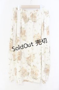 PINK HOUSE / すずらん柄カットスカート  シロ O-25-10-31-031-LO-SK-IG-ZT341