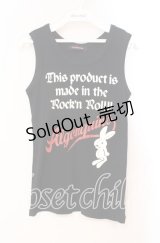 ALGONQUINS / ラビットptテレコタンク F ブラック O-25-11-03-027-AL-TO-OW-OS