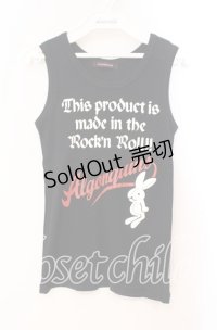 ALGONQUINS / ラビットptテレコタンク F ブラック O-25-11-03-027-AL-TO-OW-OS