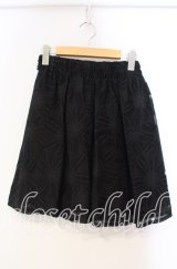 MA*RS / 花柄シアースカート  クロ O-25-11-03-032-EL-SK-OW-ZT249