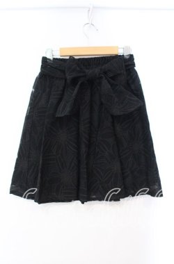 画像2: MA*RS / 花柄シアースカート  クロ O-25-11-03-032-EL-SK-OW-OS