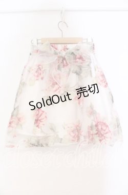 画像3: MA*RS / 花柄オーガンジースカート  シロ O-25-11-03-034-EL-SK-OW-OS