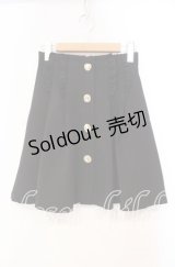 Rojita / Wフリルタックフレアスカート F クロ O-25-11-03-035-LO-SK-OW-ZT120
