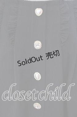 画像2: Rojita / Wフリルタックフレアスカート F クロ O-25-11-03-035-LO-SK-OW-ZT120