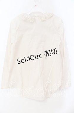 画像3: PINK HOUSE / フリル襟カットソー  アイボリー O-25-11-03-039-LO-TO-IG-OS