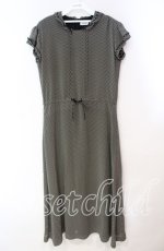 画像1: 【SALE】INGEBORG / ドット半袖ワンピース  クロ×アイボリー O-25-11-03-041-LO-OP-IG-ZT330 (1)