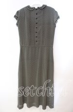画像3: 【SALE】INGEBORG / ドット半袖ワンピース  クロ×アイボリー O-25-11-03-041-LO-OP-IG-ZT330 (3)