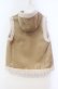 画像2: PINK HOUSE / ハートポケットスエード風ベスト  ベージュ O-25-11-03-043-LO-TO-IG-OS (2)