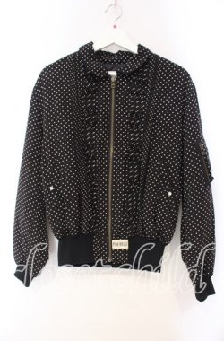 画像1: PINK HOUSE / 水玉ブルゾン  クロ O-25-11-03-046-LO-JA-IG-OS