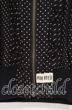 画像2: PINK HOUSE / 水玉ブルゾン  クロ O-25-11-03-046-LO-JA-IG-OS