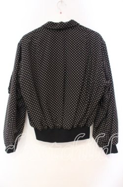 画像3: PINK HOUSE / 水玉ブルゾン  クロ O-25-11-03-046-LO-JA-IG-OS