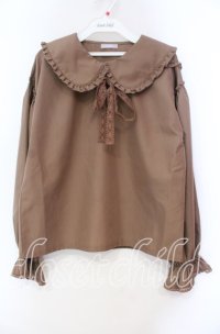 axes femme / バブーシュカ付きスモック風ブラウス  生成り O-25-11-03-048-AX-BL-IG-OS