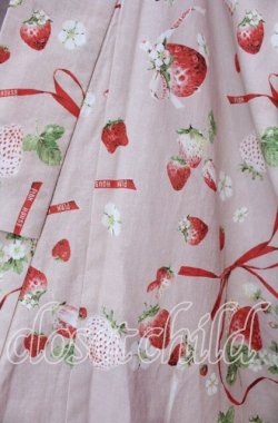 画像2: PINK HOUSE / 浴衣 (半幅帯付き)  いちご柄ピンク O-25-11-03-006-LO-OP-IG-OS
