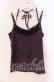 画像1: Qutie Frash / レース配色ホルターキャミソール 【旧タグ】  パープル O-25-11-03-054-QU-TO-IG-OS (1)