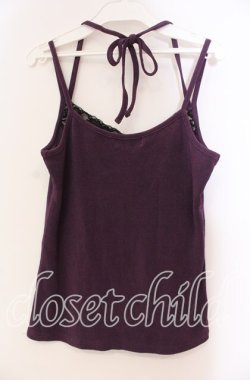 画像3: Qutie Frash / レース配色ホルターキャミソール 【旧タグ】  パープル O-25-11-03-054-QU-TO-IG-OS