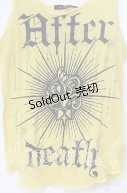 画像2: ALGONQUINS / プリントニットタンクトップ  イエロー O-25-11-03-059-AL-TO-IG-ZT401