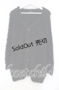 ALGONQUINS / フェザーカーディガン  ブラック O-25-11-03-060-AL-TO-IG-OS