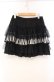 画像1: ACDC RAG / ピアノ柄ミニスカート  ブラック×ホワイト O-25-11-03-064-PU-SK-IG-OS (1)