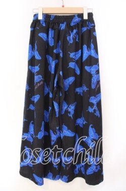画像3: ACDC RAG / バタフライワイドパンツ  ブラック×ネイビー O-25-11-03-066-PU-PA-IG-OS
