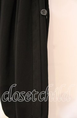 画像2: LISTEN FLAVOR / コウモリヘムライン変形マキシスカート  ブラック O-25-11-03-069-PU-SK-IG-OS