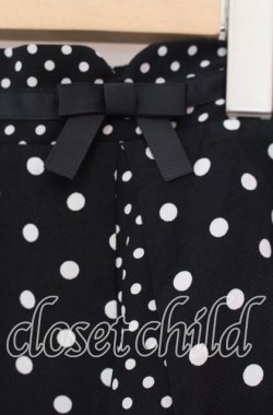 画像2: LODISPOTTO / 水玉切り替えスカート M クロ O-25-11-03-070-LO-SK-OW-OS