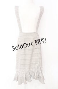 LODISPOTTO / チェックフリルサススカート S ブラウン O-25-11-03-071-LO-SK-OW-OS