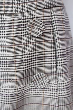 画像2: LODISPOTTO / チェックフリルサススカート S ブラウン O-25-11-03-071-LO-SK-OW-OS