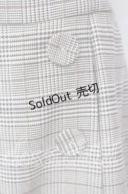 画像2: LODISPOTTO / チェックフリルサススカート S ブラウン O-25-11-03-071-LO-SK-OW-OS