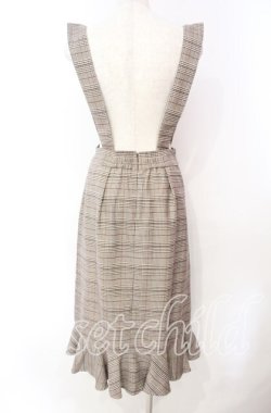 画像3: LODISPOTTO / チェックフリルサススカート S ブラウン O-25-11-03-071-LO-SK-OW-OS