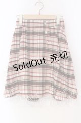 LODISPOTTO / ボタン配色起毛スカート M ベージュ O-25-11-03-072-LO-SK-OW-ZT1108F