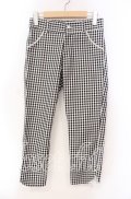 LODISPOTTO / ギンガムパンツ S クロ O-25-11-03-073-LO-PA-OW-OS