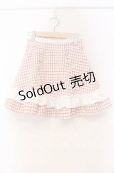 DearMyLove / ハートビジューフリルツイードスカート S アカ O-25-11-03-074-EL-SK-OW-OS
