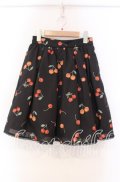 mille fille closet by LODISPOTTO / サクランボスカート S クロ O-25-11-03-075-LO-SK-OW-OS